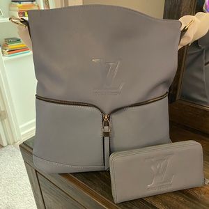 Stunning Baby Blue XL Hobo!